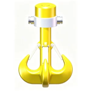 Quad Hook Machined fitted with Nut, Crosshead and Bearing